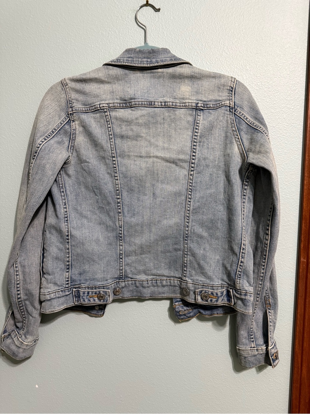 Levi's Original Trucker Denim Jacket Women's Small Light Wash Jean Classic - Picture 5 of 13